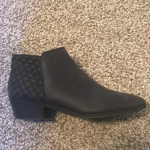 Black ankle booties